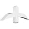 Ekena Millwork Bellingham Architectural Grade PVC Gable Bracket, 36"W x 13 1/2"H x 4"D x 4"F, 9/12 Pitch GBP036X14X0404BEL00 - alternate 1